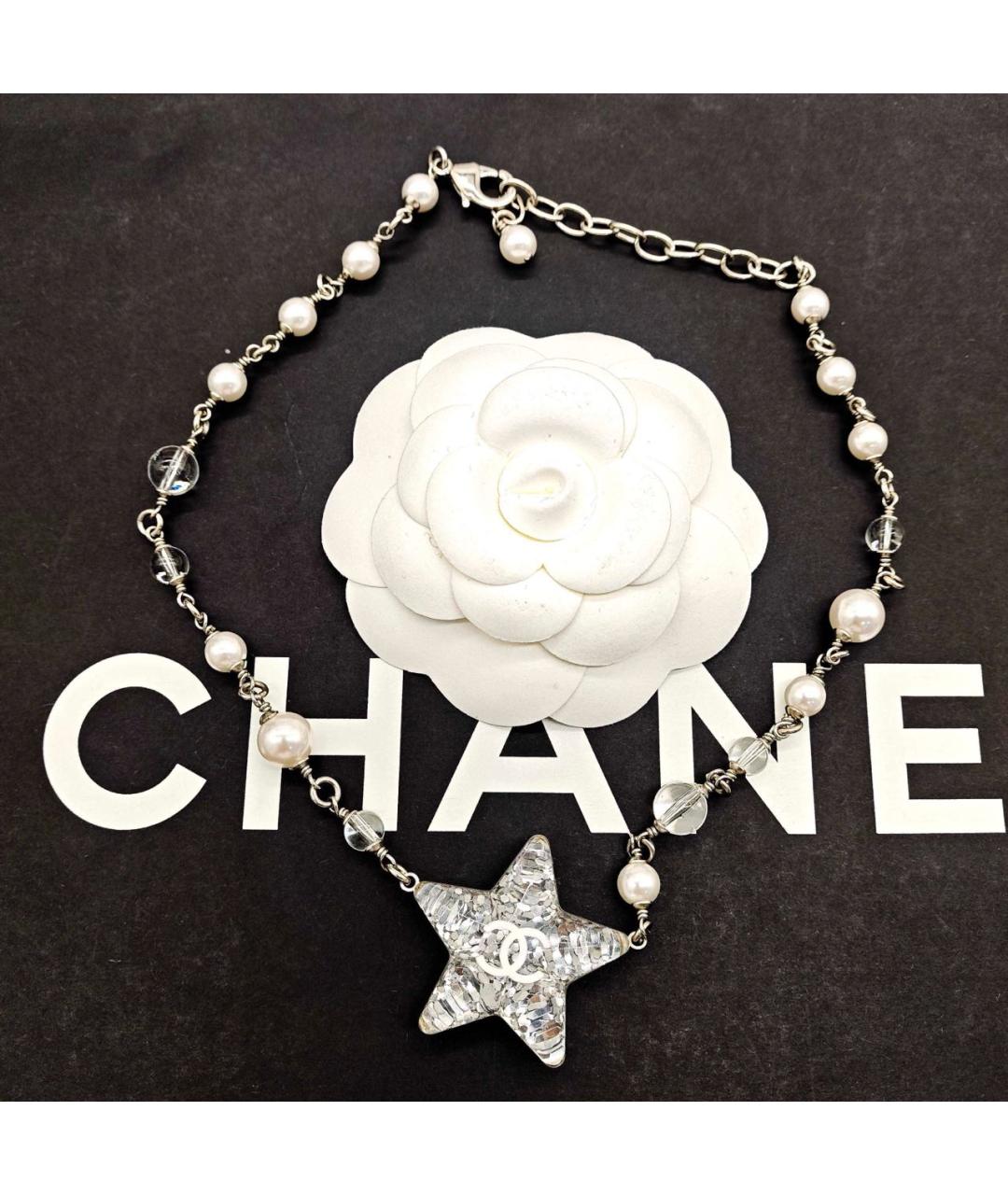 CHANEL Серебряное колье, фото 4