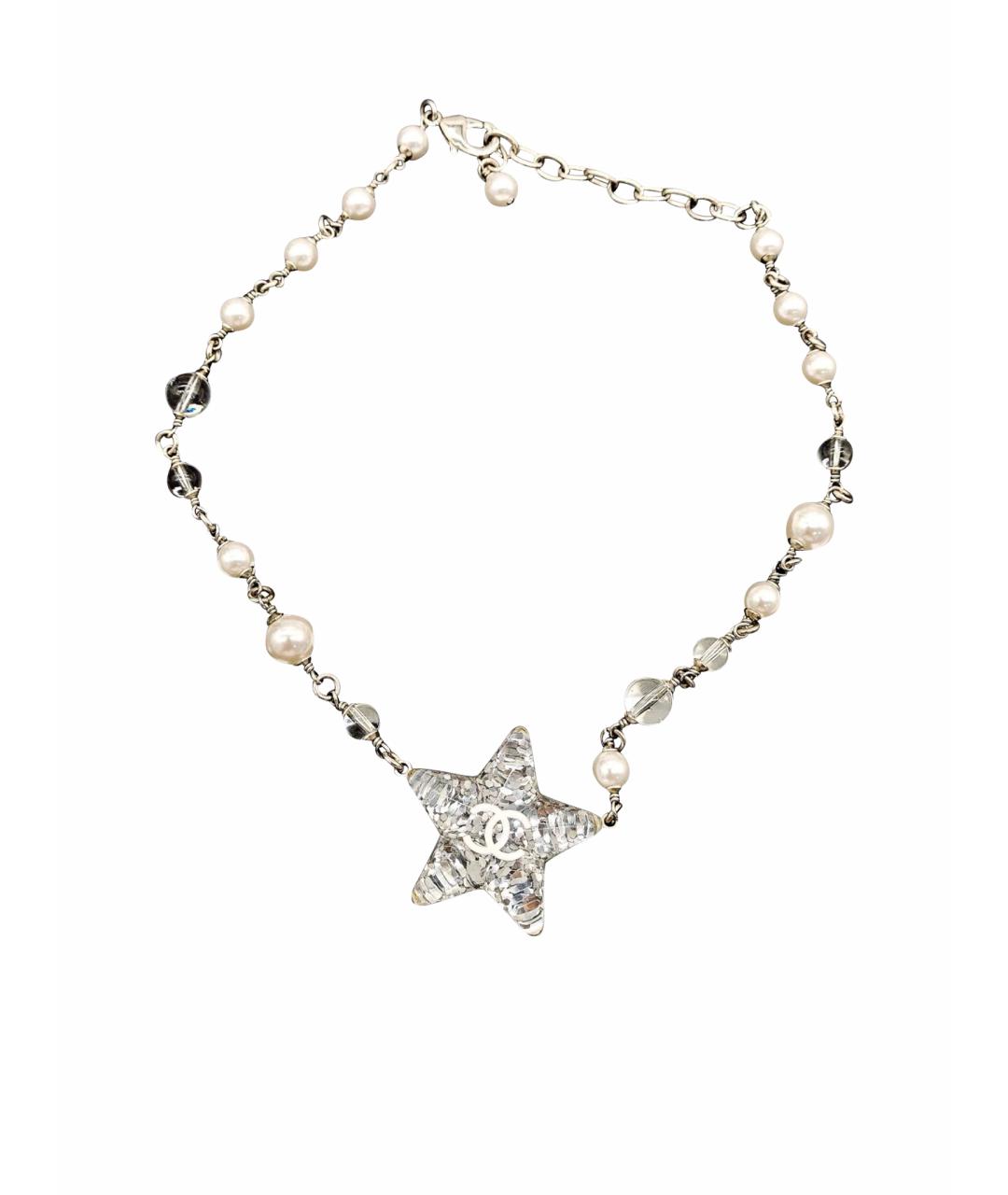 CHANEL Серебряное колье, фото 1