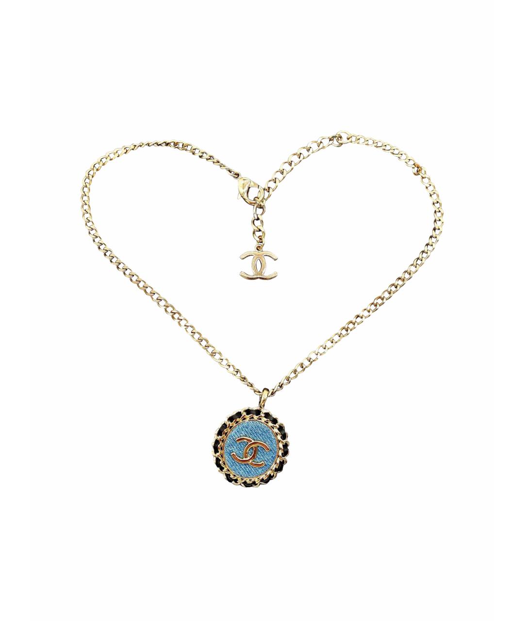 CHANEL Золотое колье, фото 1