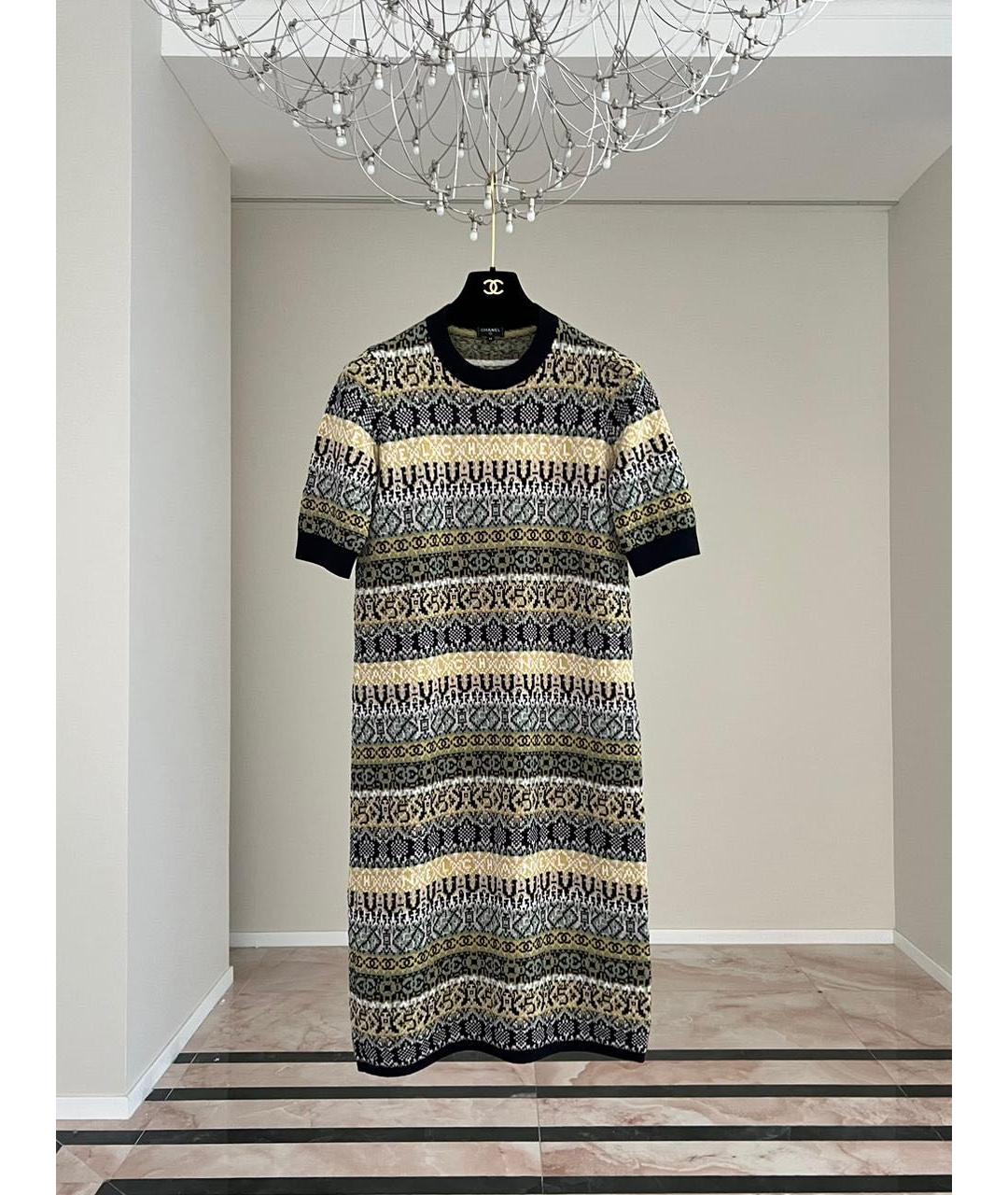 CHANEL Мульти платье, фото 2