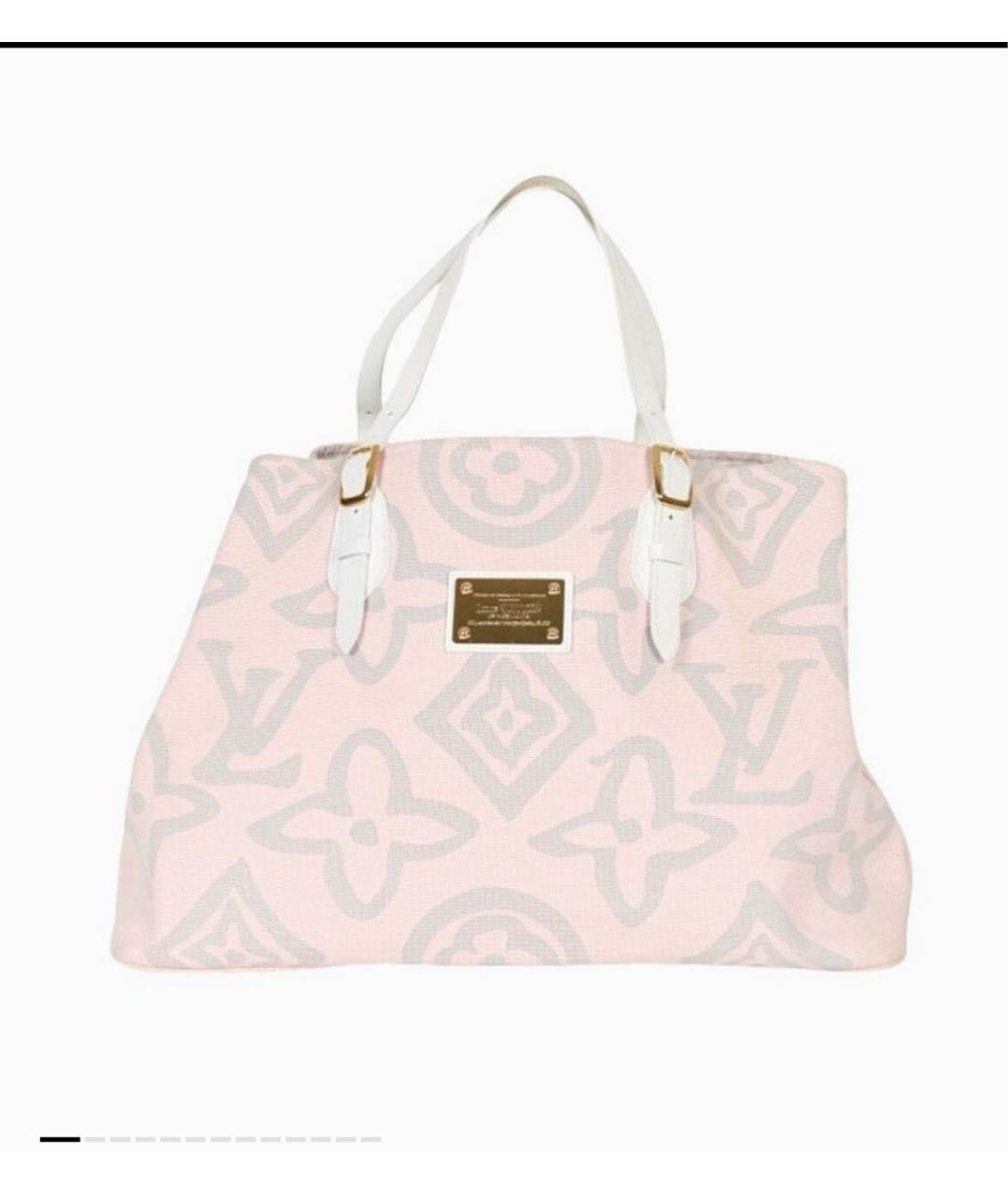 LOUIS VUITTON Розовая сумка тоут, фото 9