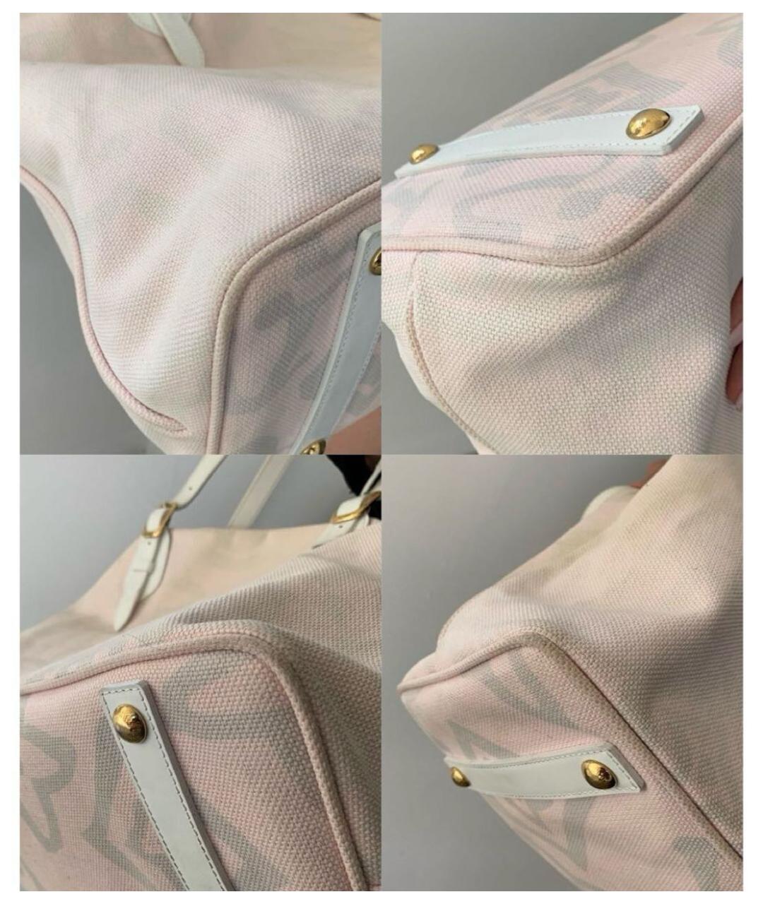LOUIS VUITTON Розовая сумка тоут, фото 4