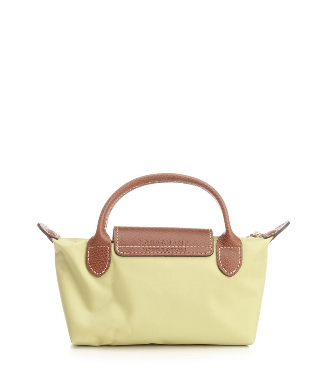 LONGCHAMP Зеленая синтетическая косметичка, фото 3