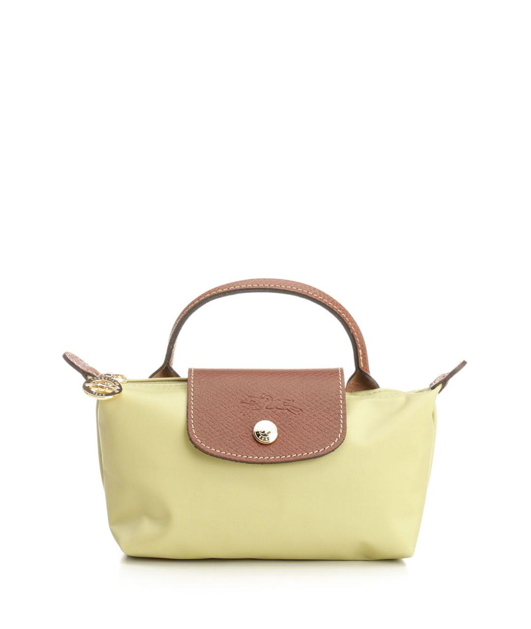 LONGCHAMP Зеленая синтетическая косметичка, фото 1