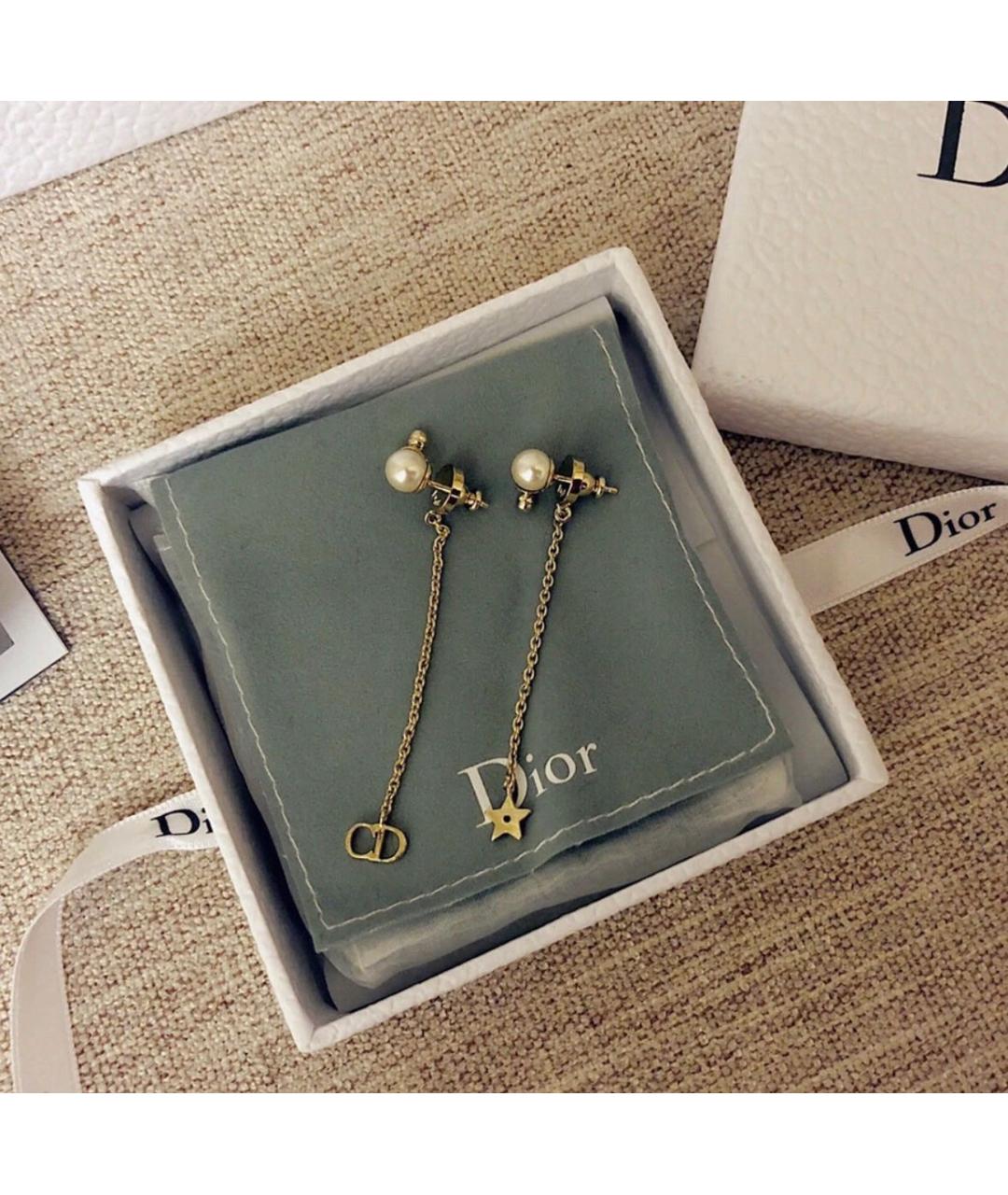 CHRISTIAN DIOR Золотые серьги, фото 3