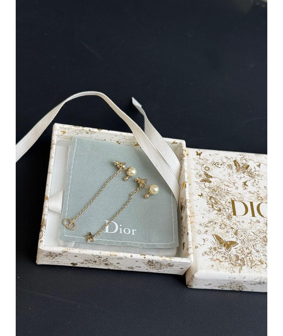CHRISTIAN DIOR Золотые серьги, фото 2