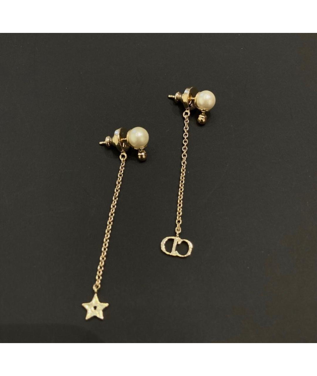 CHRISTIAN DIOR Золотые серьги, фото 5