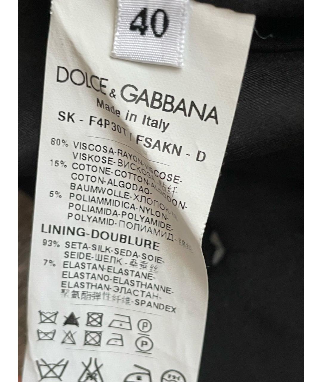 DOLCE&GABBANA Мульти вискозный костюм с юбками, фото 5