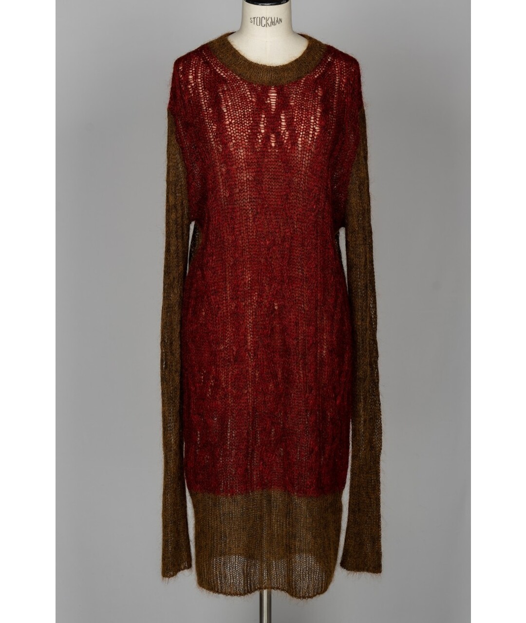 ANN DEMEULEMEESTER Красное шерстяное платье, фото 3