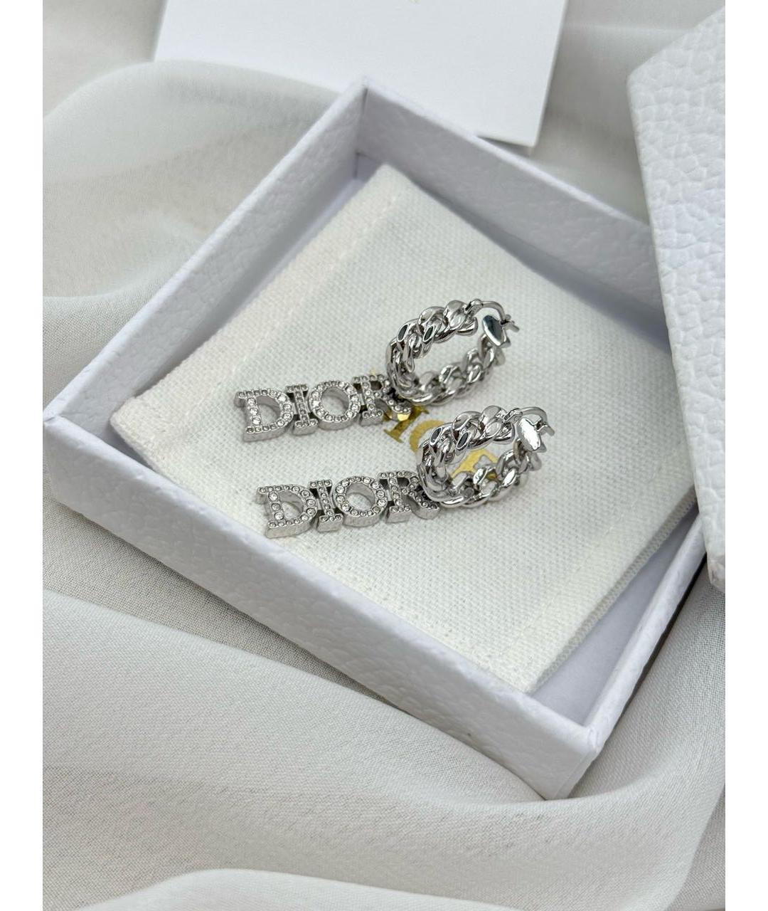 CHRISTIAN DIOR Серебряные серьги, фото 2
