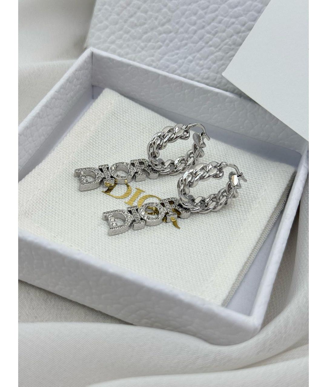 CHRISTIAN DIOR Серебряные серьги, фото 6