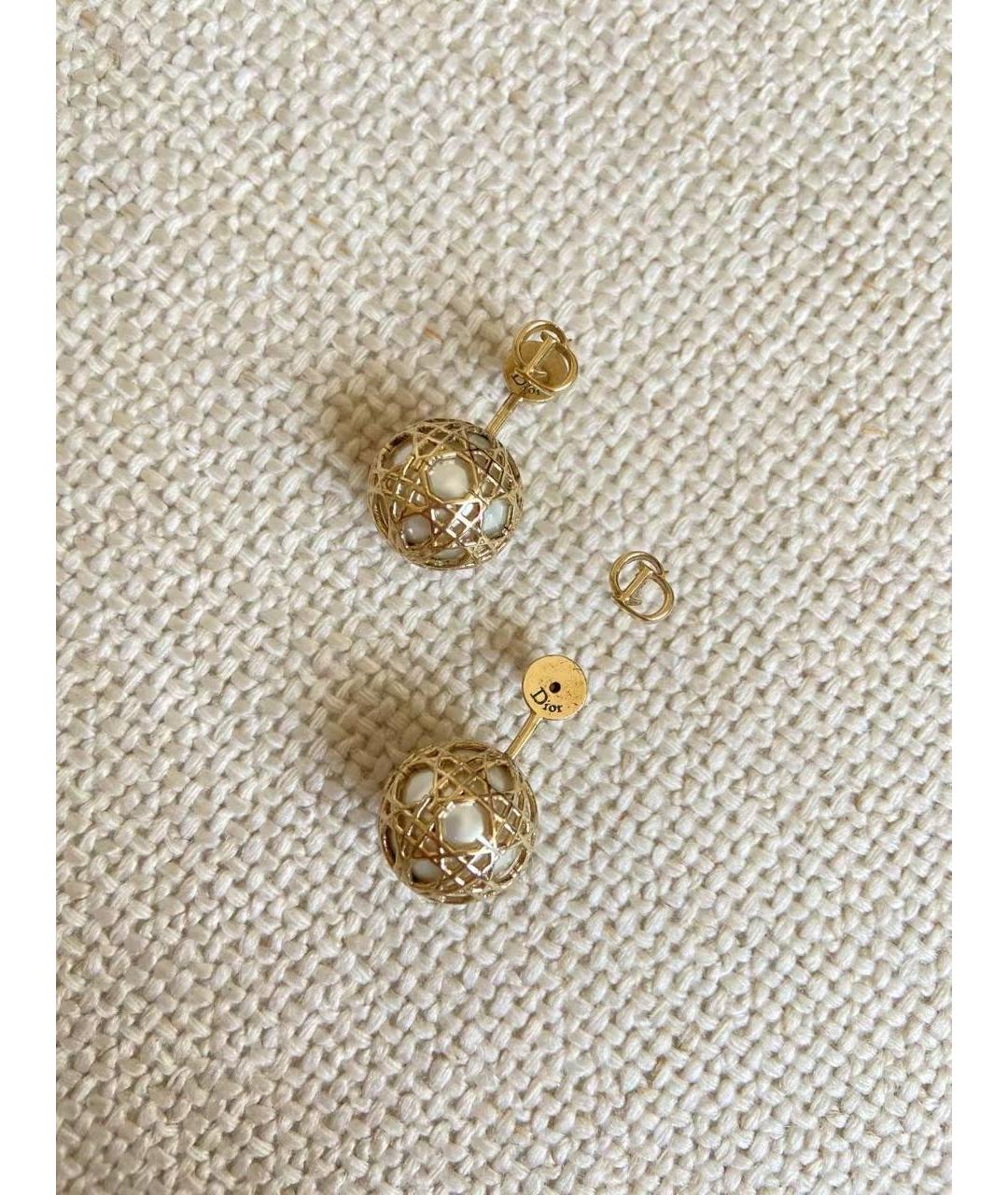 CHRISTIAN DIOR Золотые серьги, фото 2
