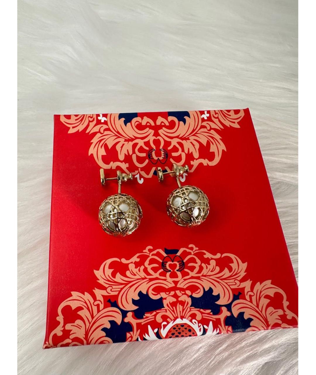 CHRISTIAN DIOR Золотые серьги, фото 3