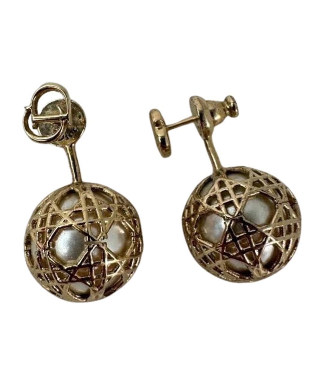CHRISTIAN DIOR Золотые серьги, фото 1
