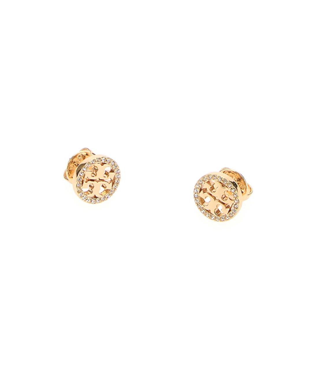 TORY BURCH Золотые латунные серьги, фото 2