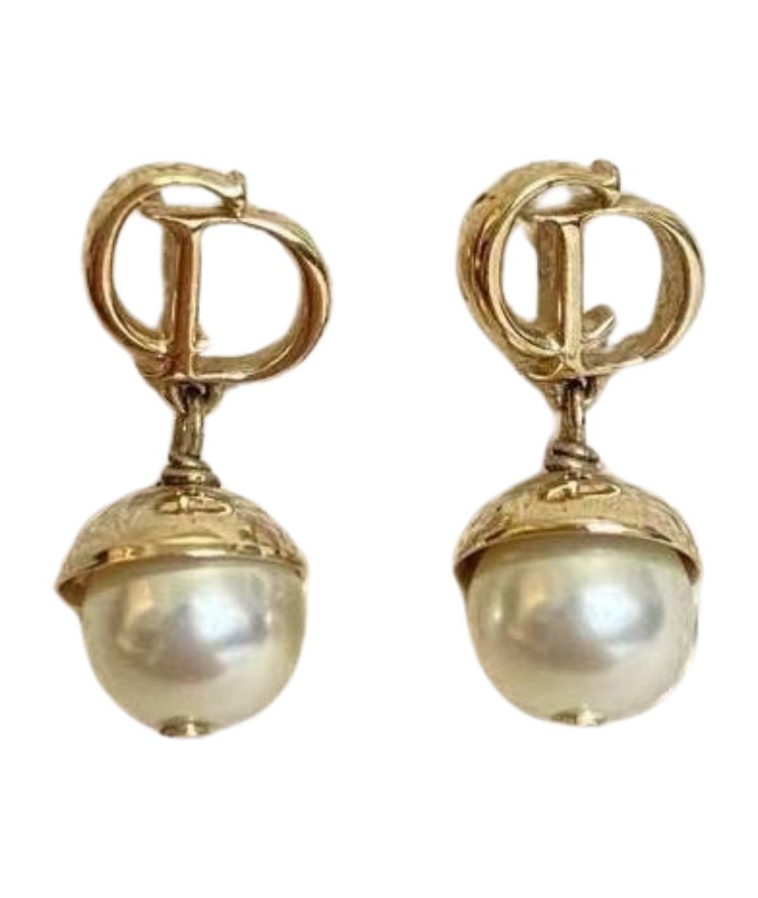 CHRISTIAN DIOR Золотые серьги, фото 1