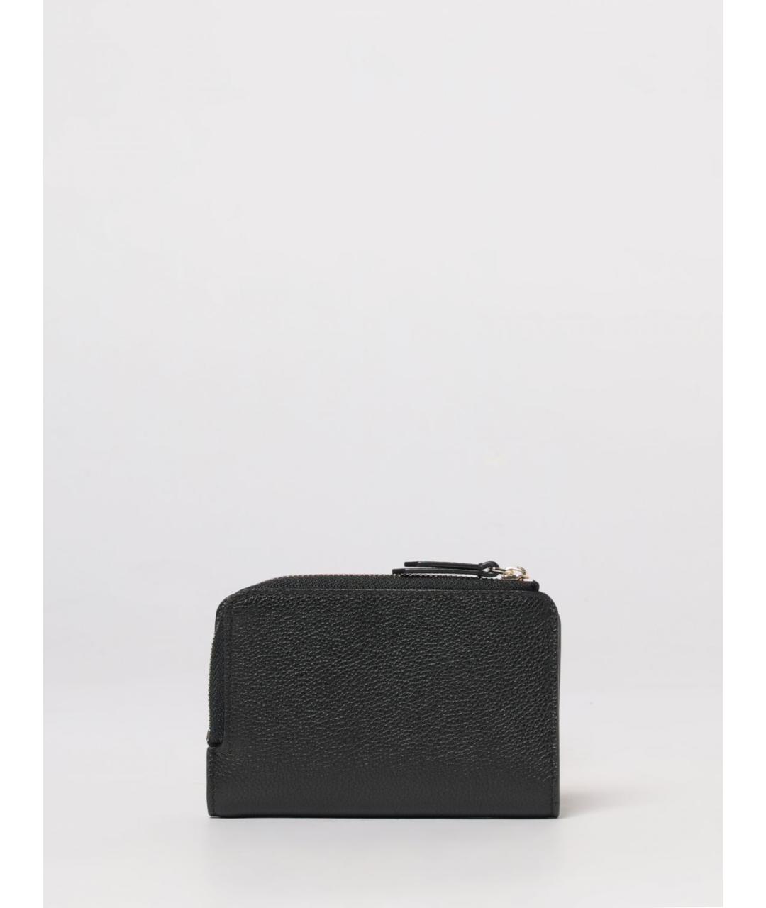 EMPORIO ARMANI Черный кожаный кошелек, фото 3