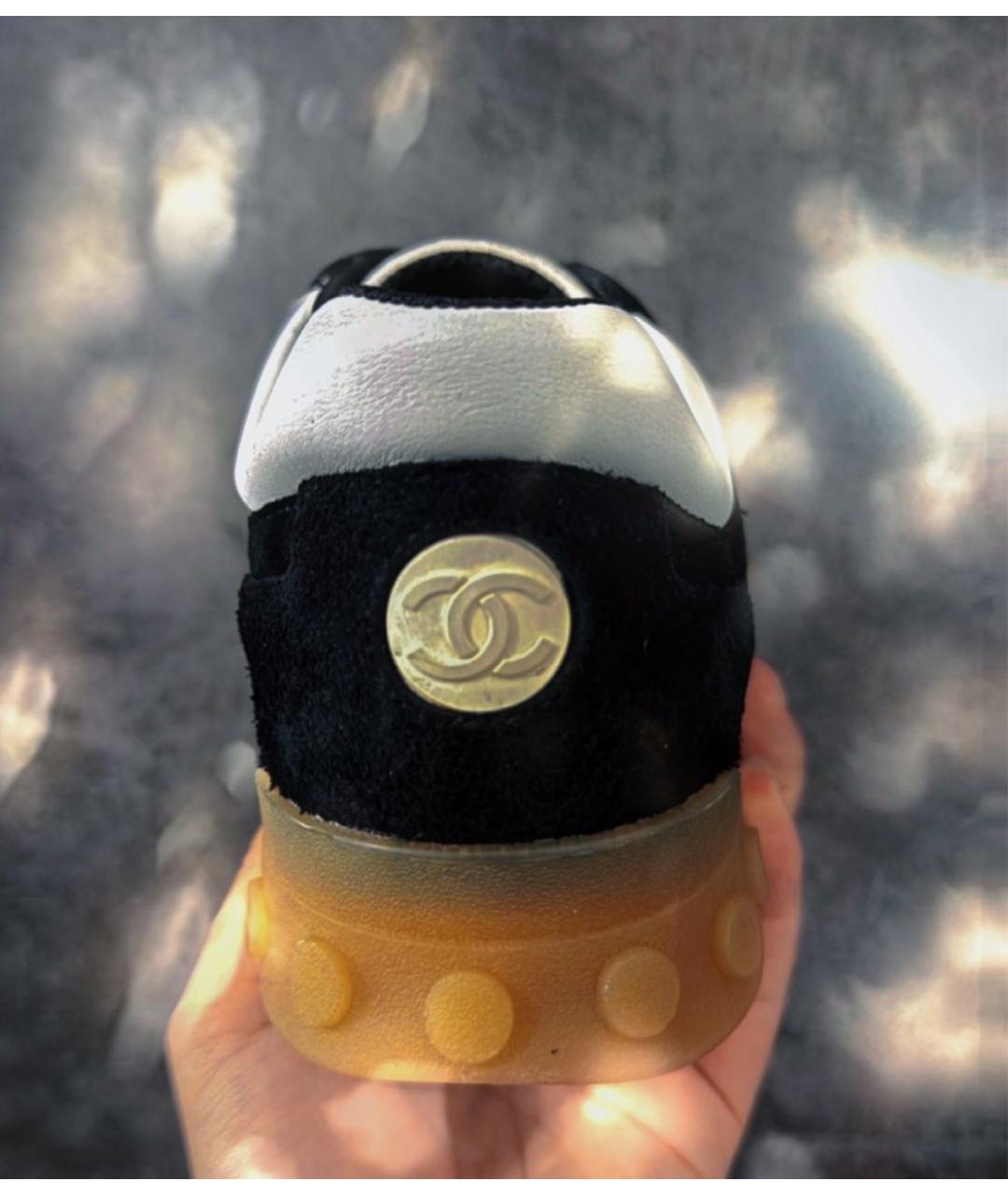 CHANEL Черные кроссовки, фото 8