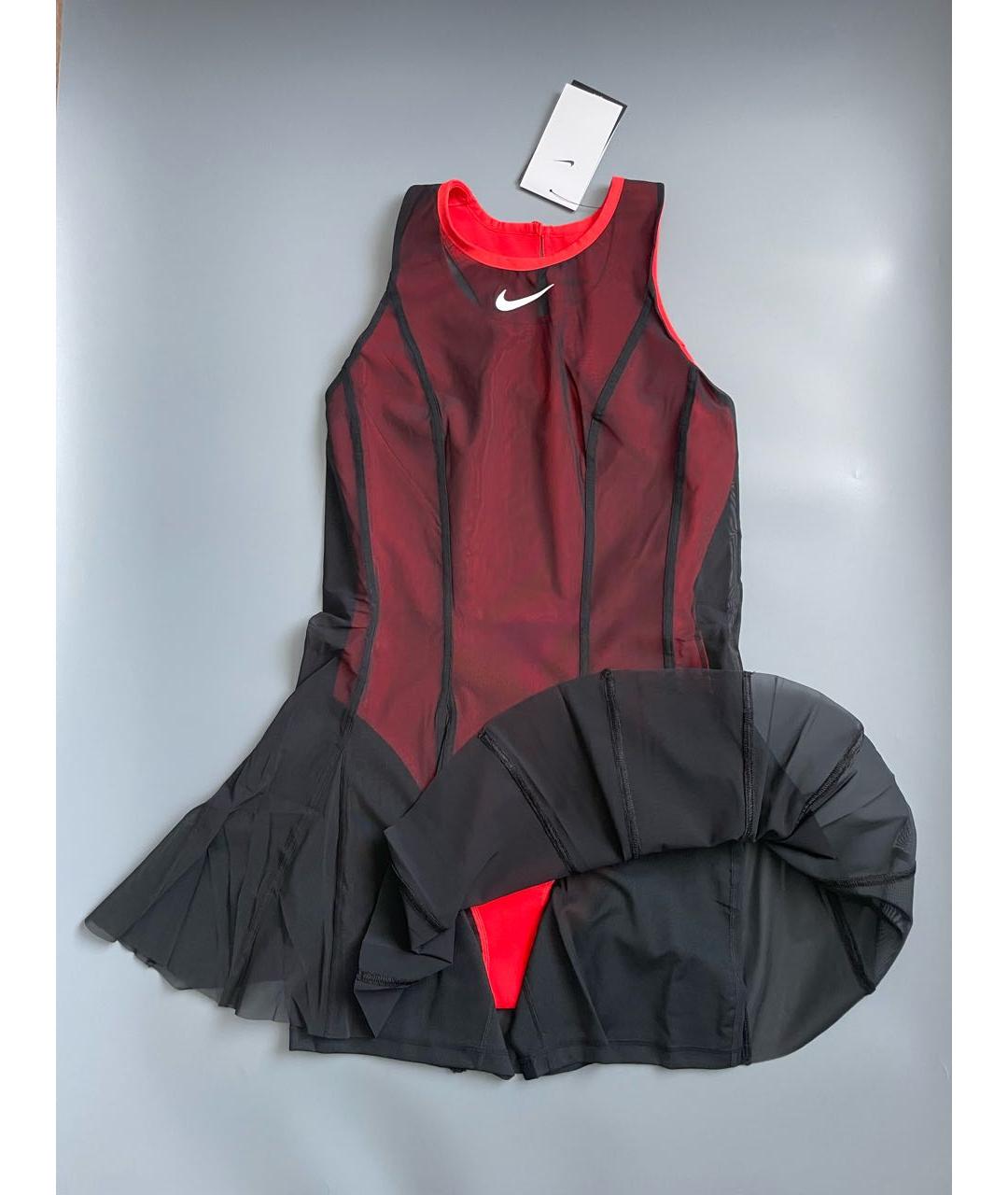 NIKE Черное полиэстеровое платье, фото 2