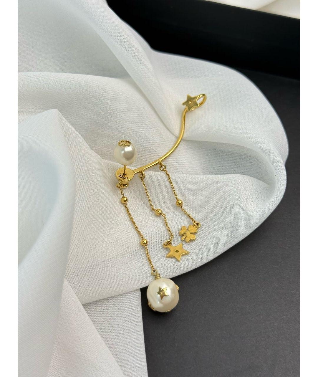 CHRISTIAN DIOR Золотые серьги, фото 6