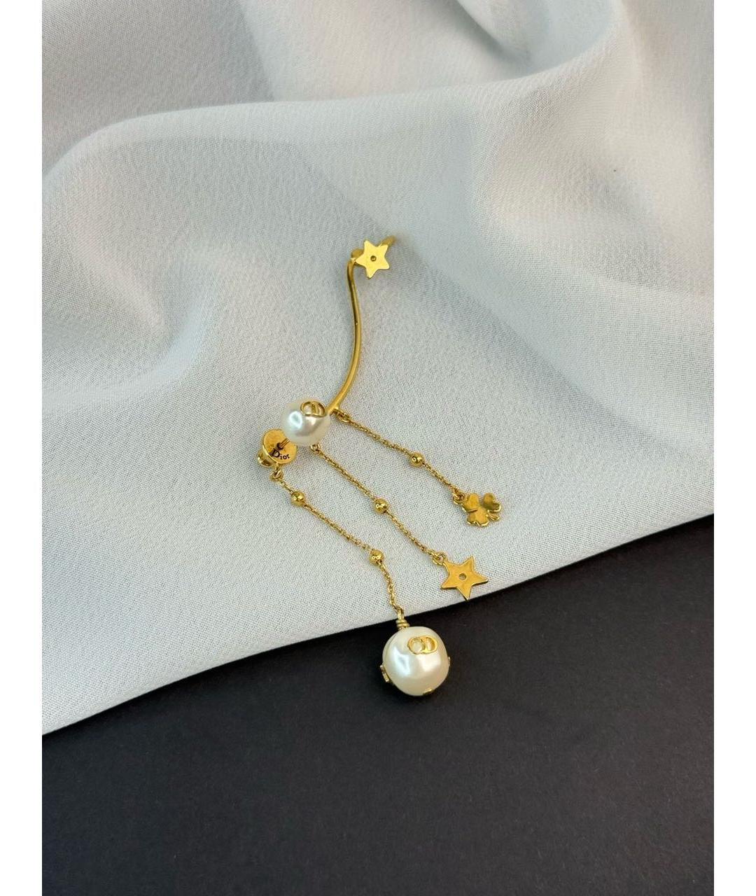 CHRISTIAN DIOR Золотые серьги, фото 4