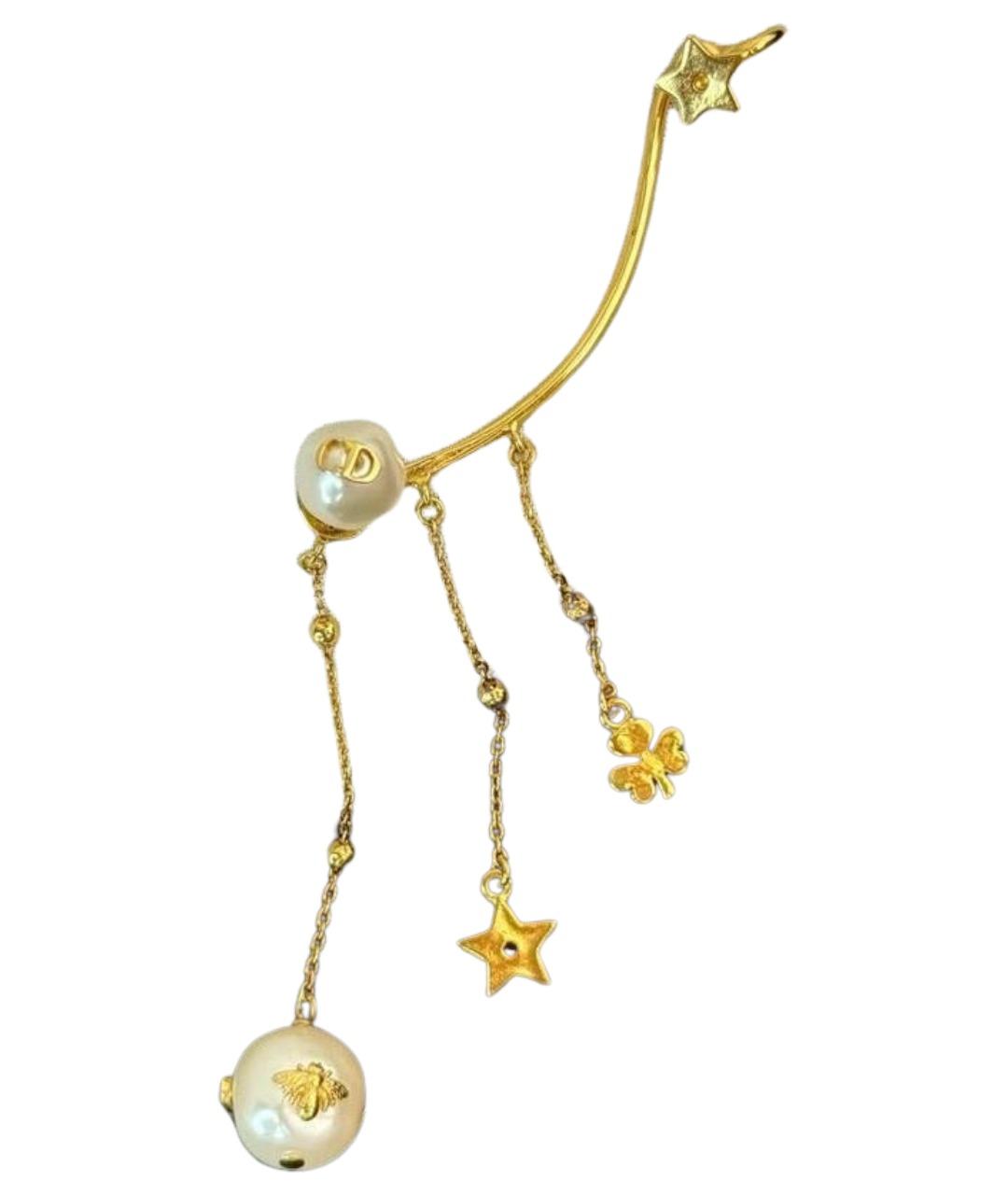 CHRISTIAN DIOR Золотые серьги, фото 1