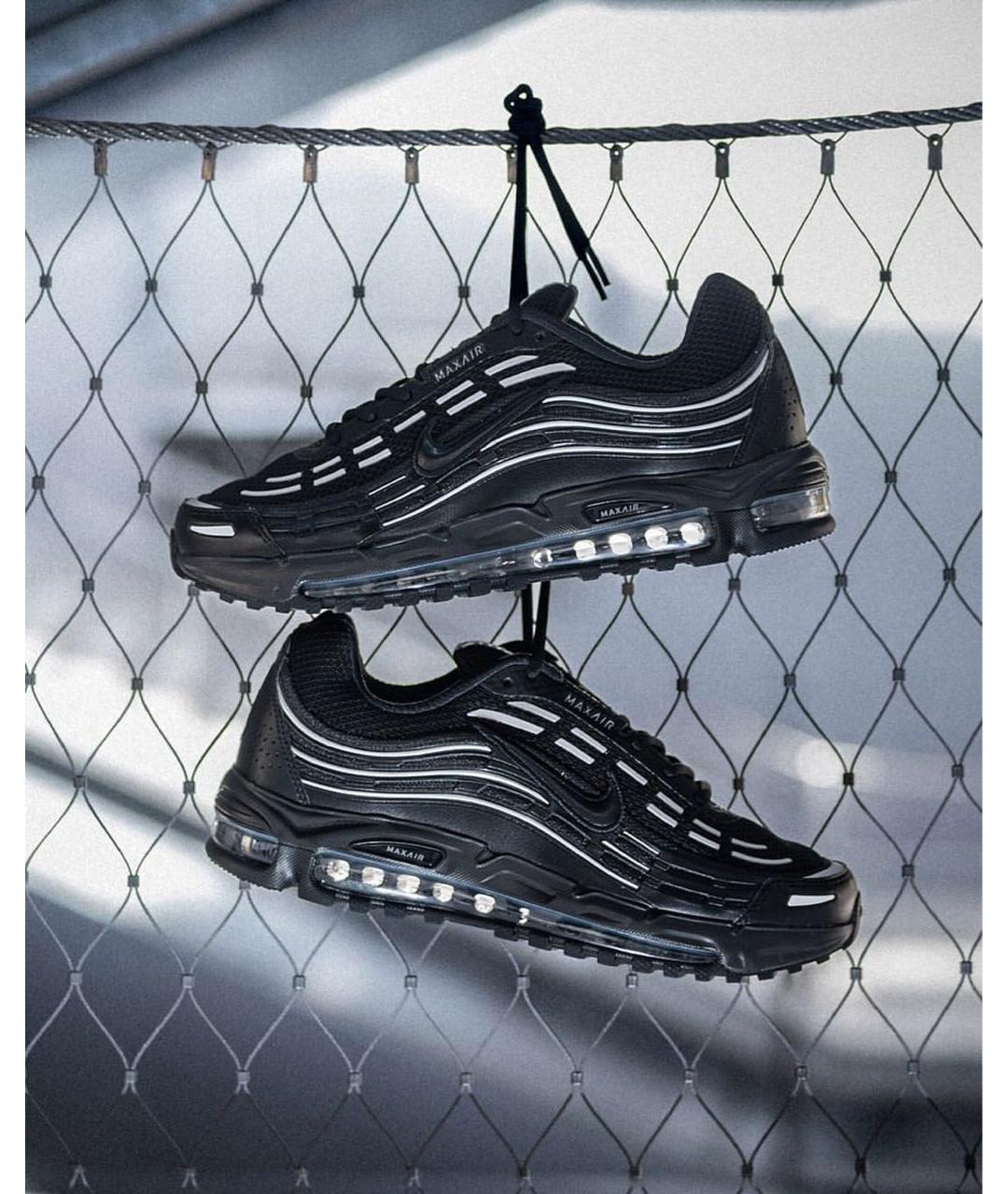 NIKE Черные низкие кроссовки / кеды, фото 5