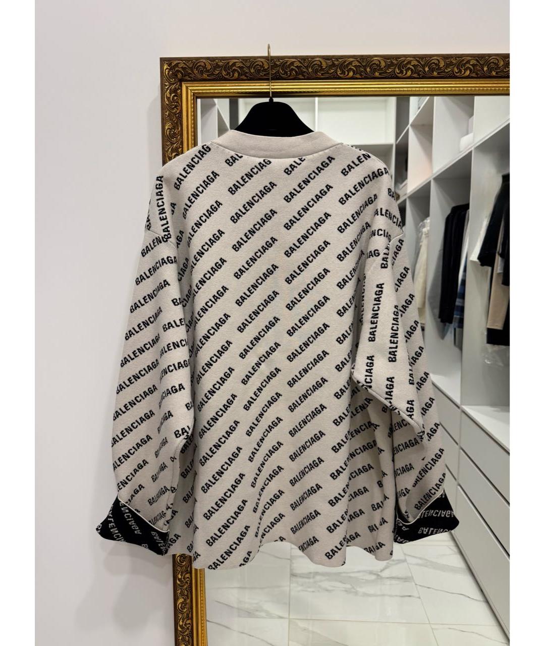 BALENCIAGA Белый кардиган, фото 7
