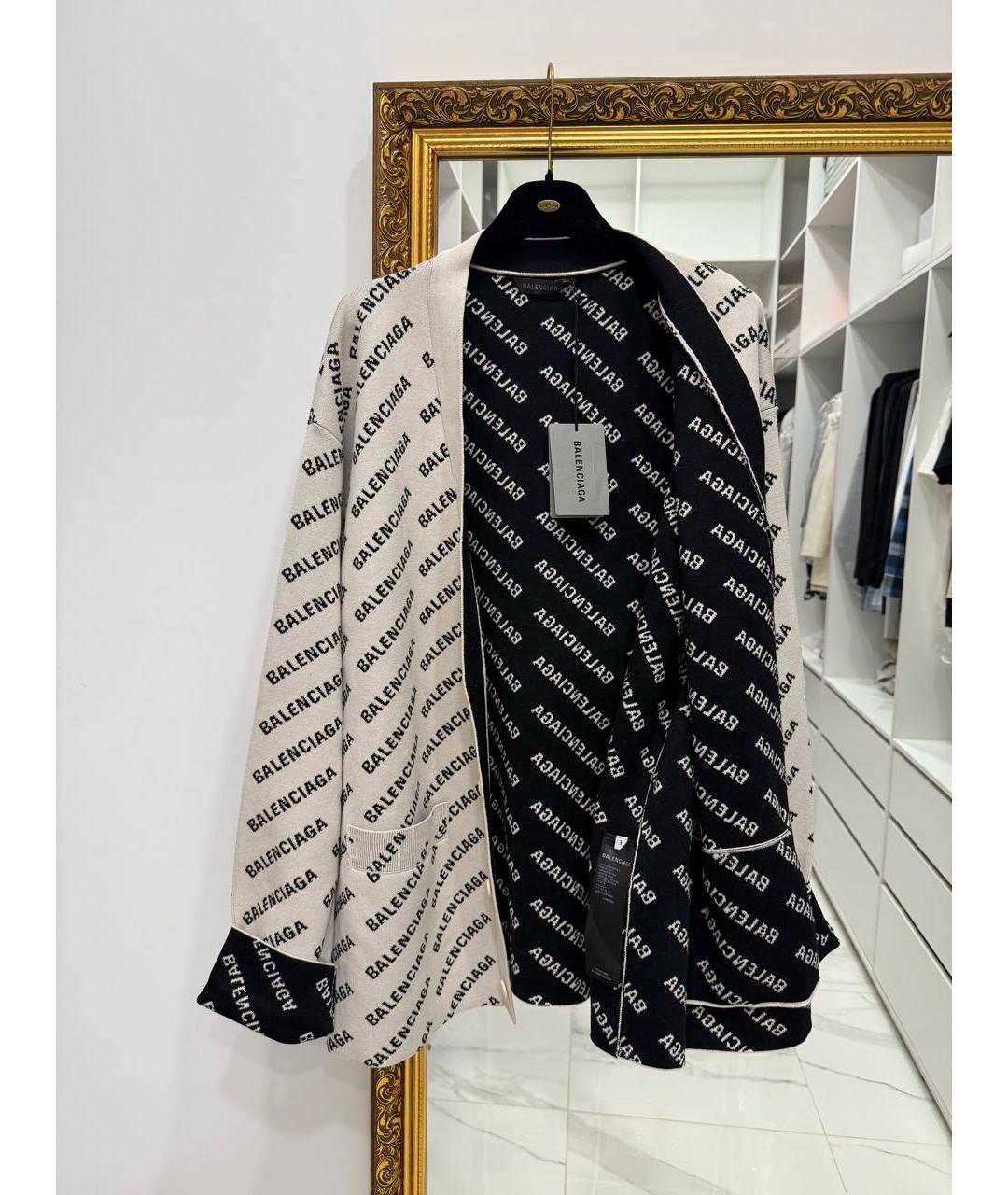 BALENCIAGA Белый кардиган, фото 8