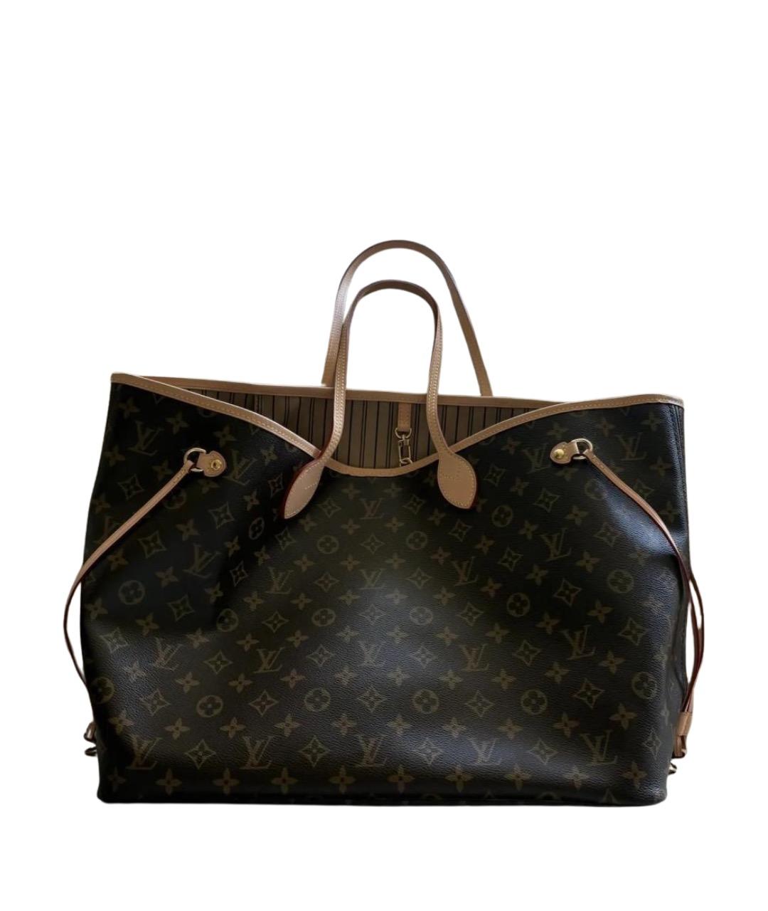 LOUIS VUITTON Коричневая дорожная/спортивная сумка, фото 1