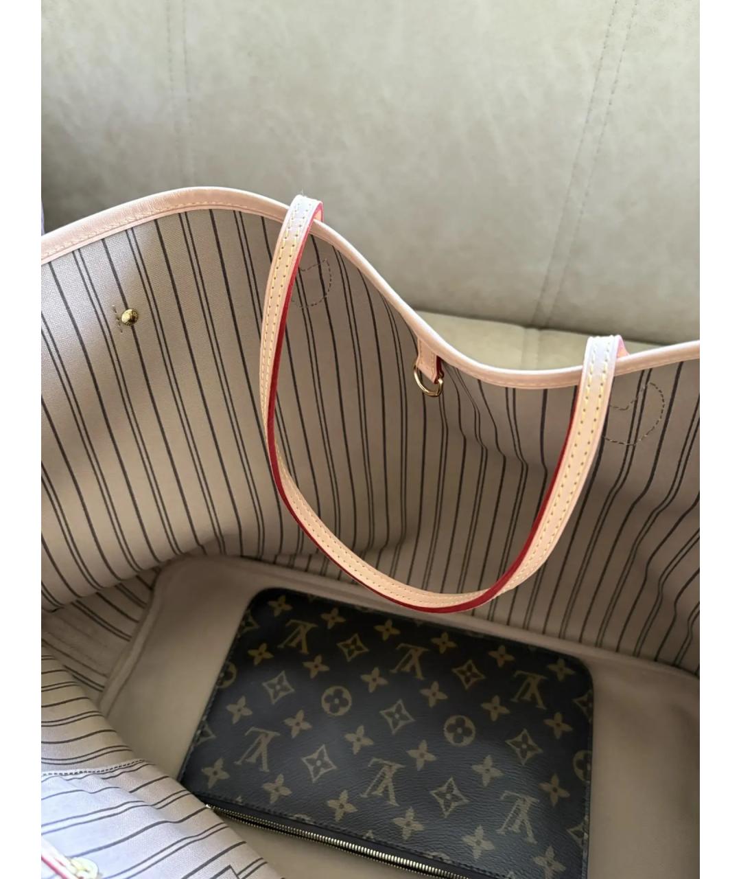 LOUIS VUITTON Коричневая дорожная/спортивная сумка, фото 7