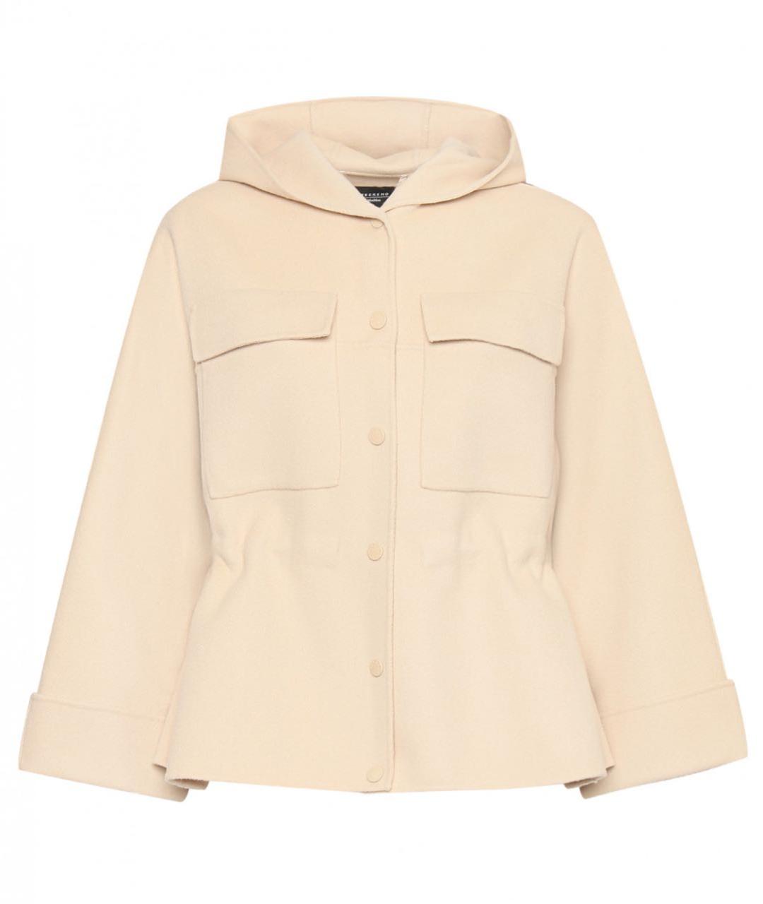 WEEKEND MAX MARA Бежевая шерстяная куртка, фото 1