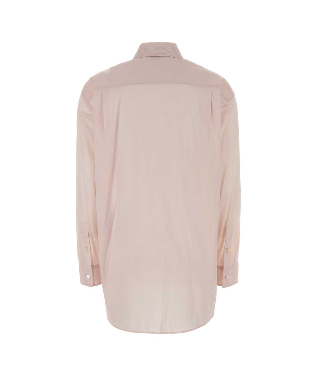 JIL SANDER Розовая хлопковая рубашка, фото 2