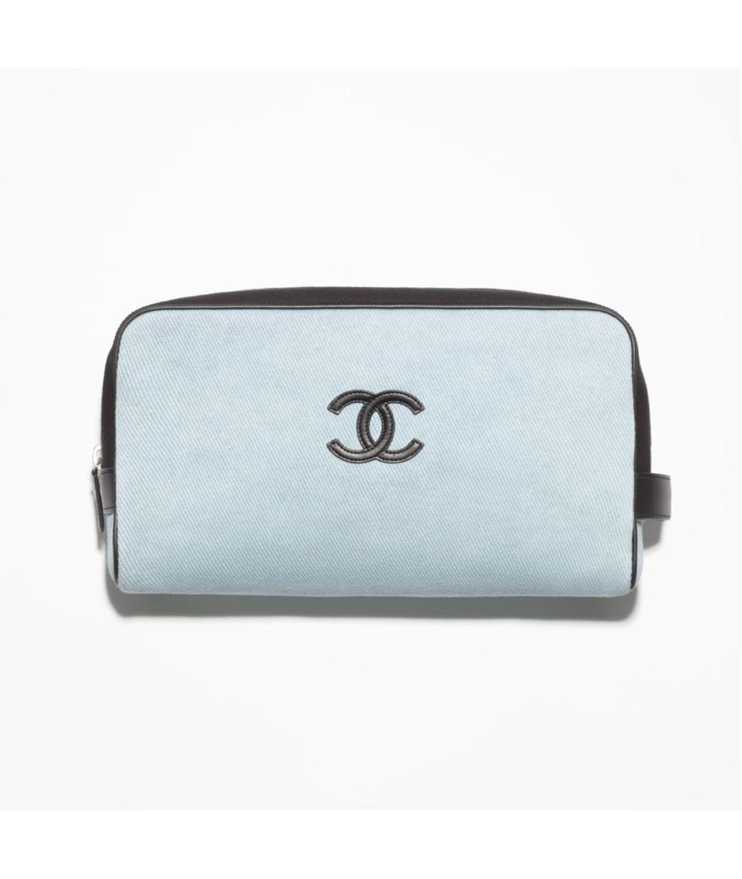 CHANEL Голубая косметичка, фото 4