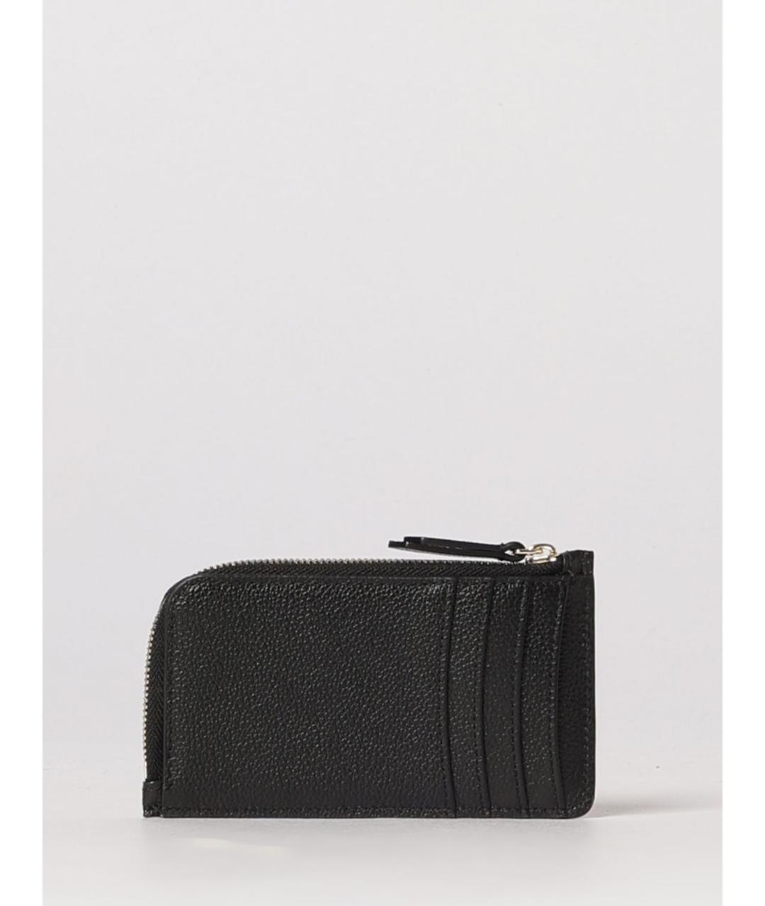 EMPORIO ARMANI Черный кожаный кошелек, фото 2
