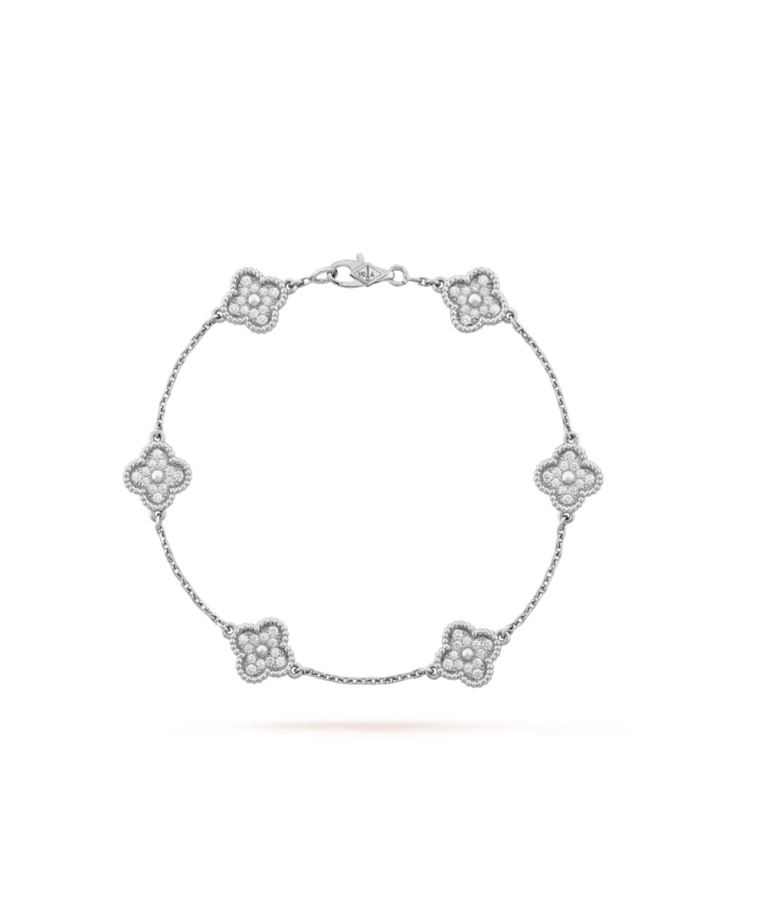 VAN CLEEF & ARPELS Серебряный браслет из белого золота, фото 4