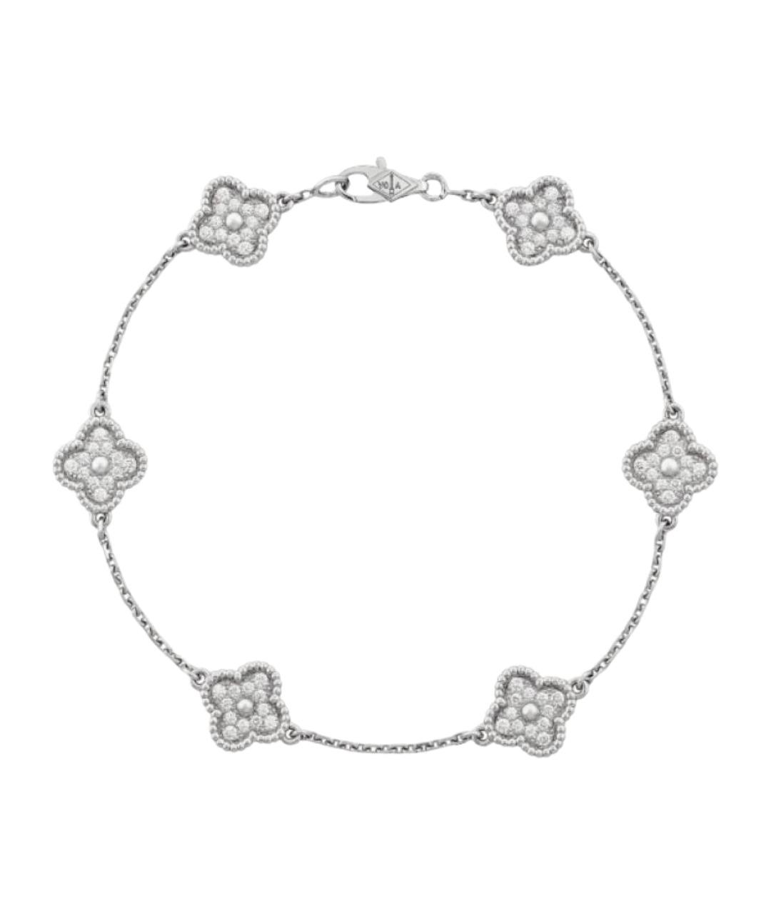 VAN CLEEF & ARPELS Серебряный браслет из белого золота, фото 1