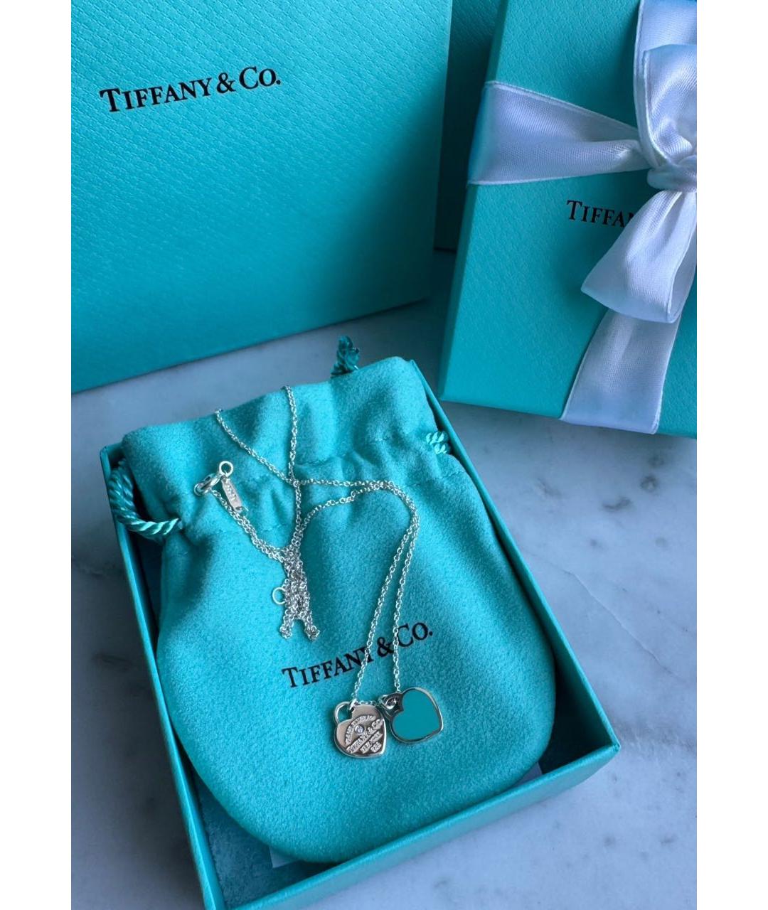 TIFFANY&CO Бирюзовая подвеска, фото 3