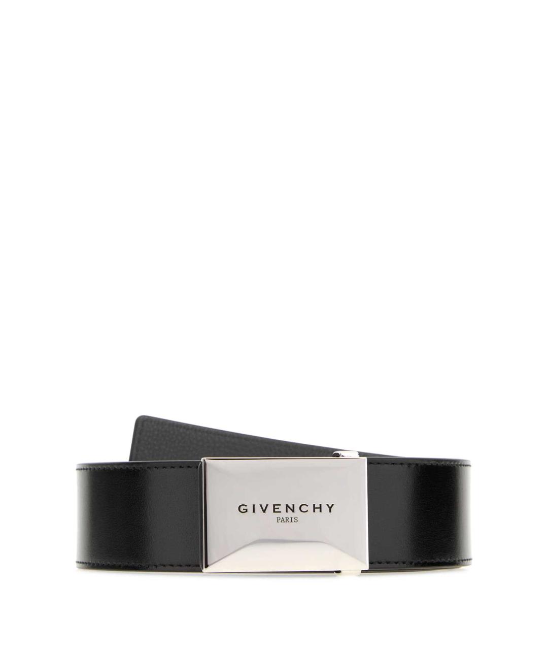 GIVENCHY Черный кожаный ремень, фото 1