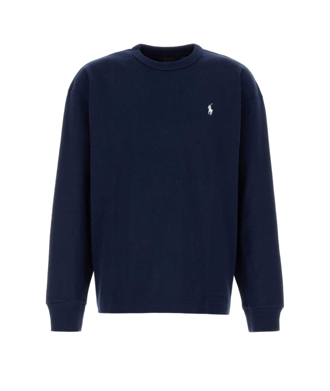 POLO RALPH LAUREN Синяя хлопковая классическая рубашка, фото 1