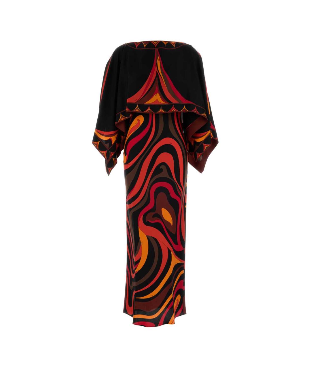 EMILIO PUCCI Мульти шелковое вечернее платье, фото 1