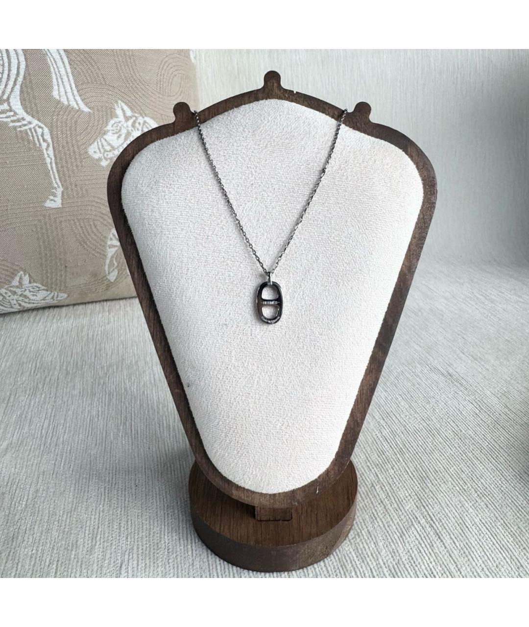 HERMES Серебряное колье, фото 2