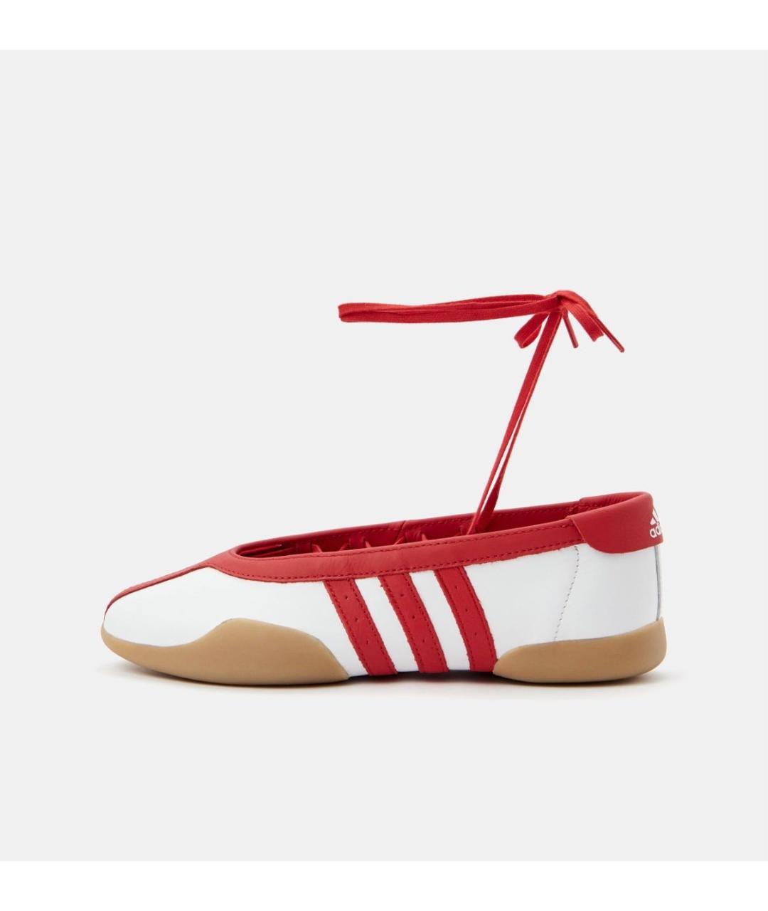 ADIDAS Белые кожаные балетки, фото 7
