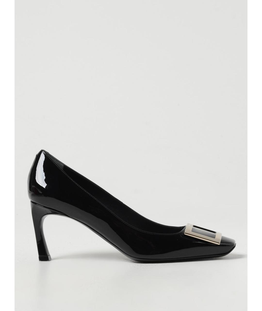ROGER VIVIER Черные туфли из лакированной кожи, фото 5