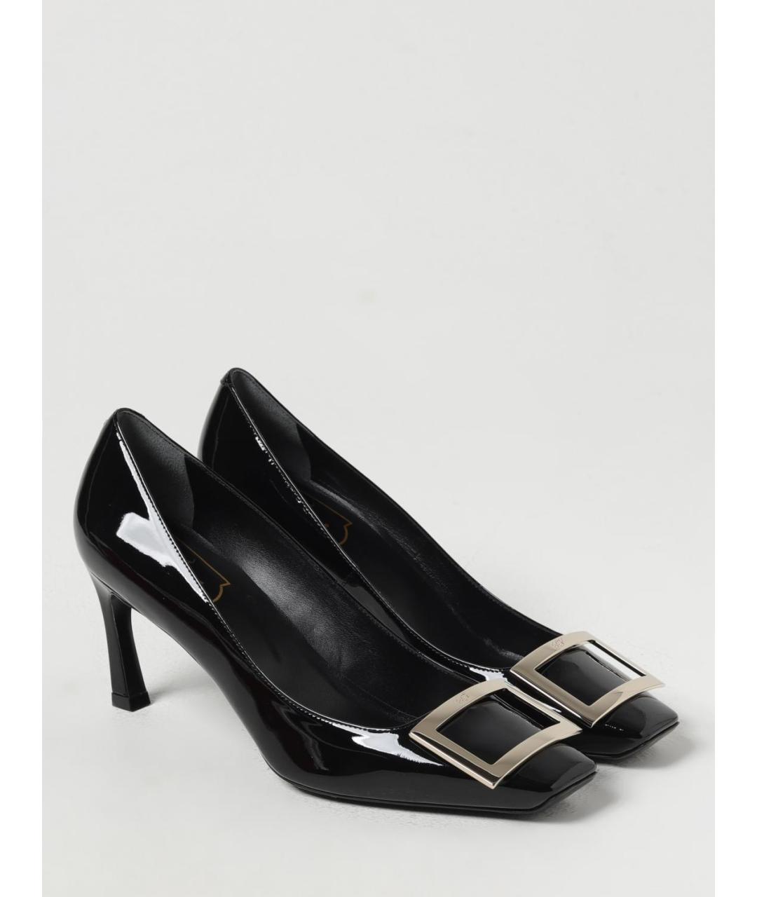 ROGER VIVIER Черные туфли из лакированной кожи, фото 2
