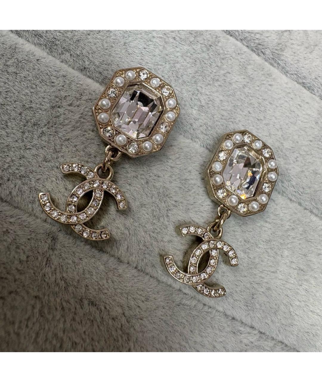 CHANEL Серебряные серьги, фото 7