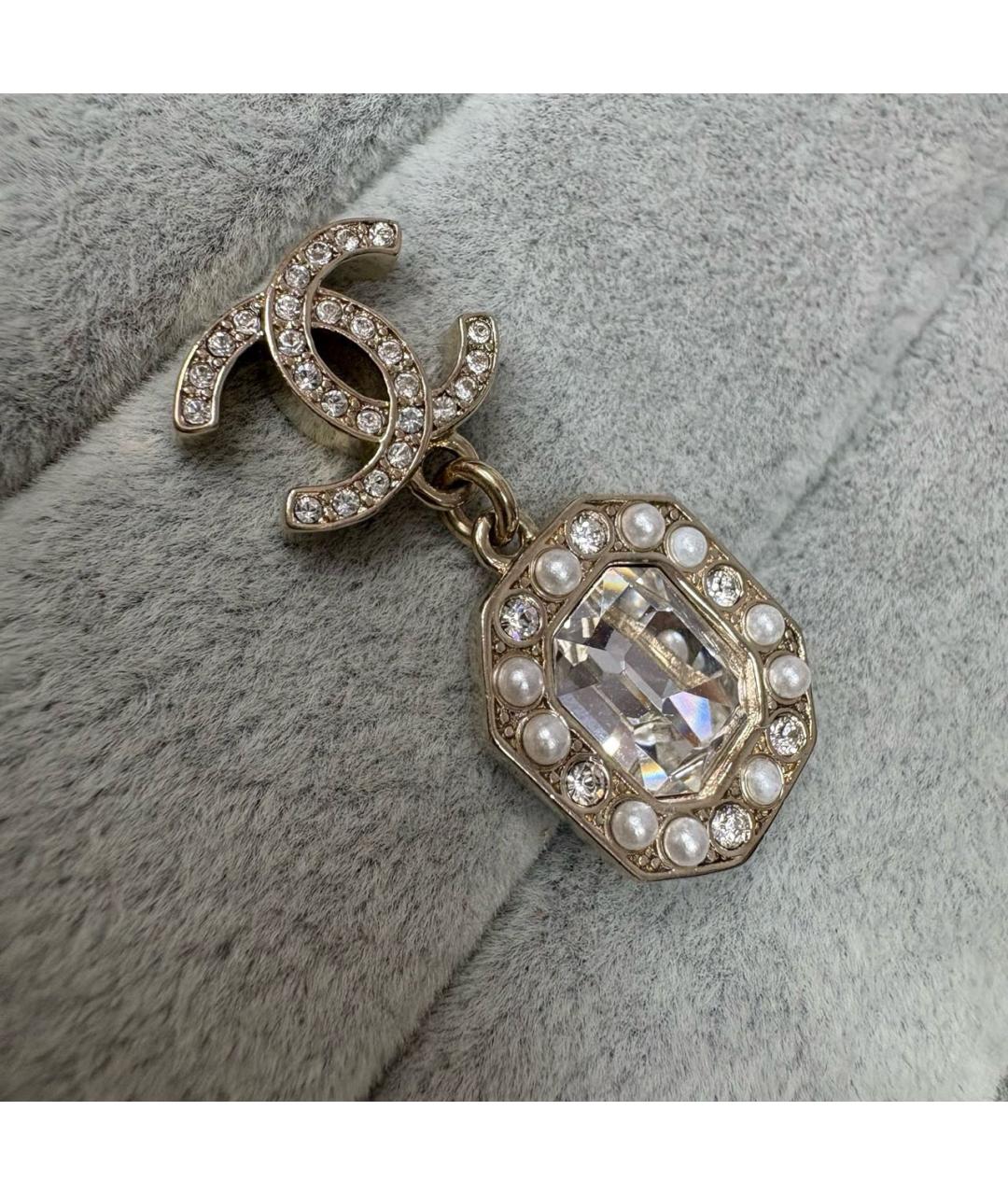 CHANEL Серебряные серьги, фото 3