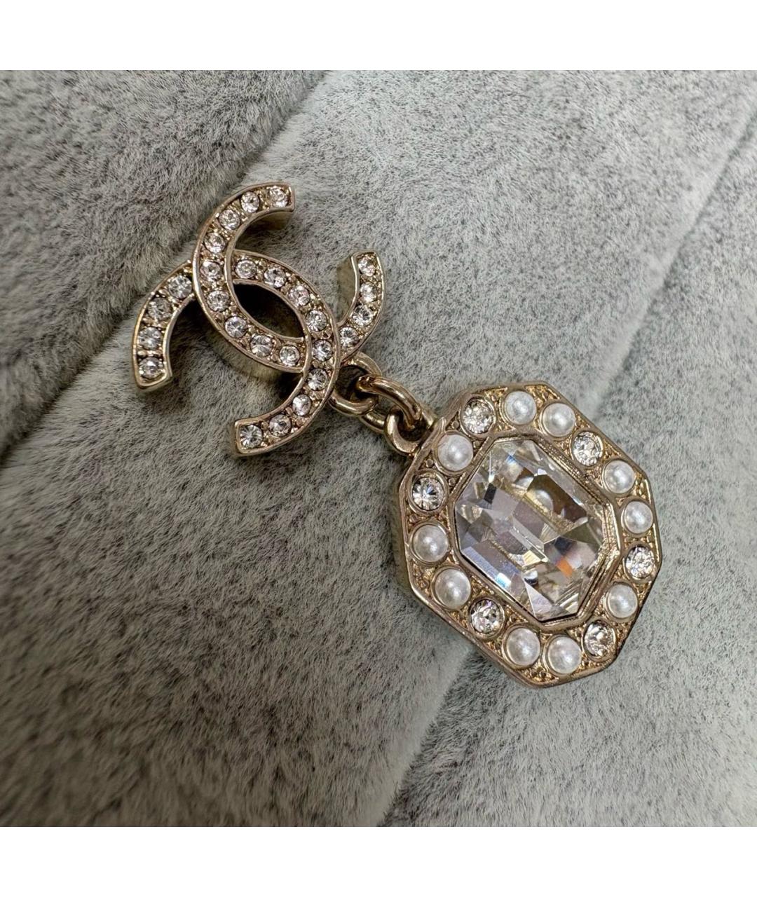 CHANEL Серебряные серьги, фото 4