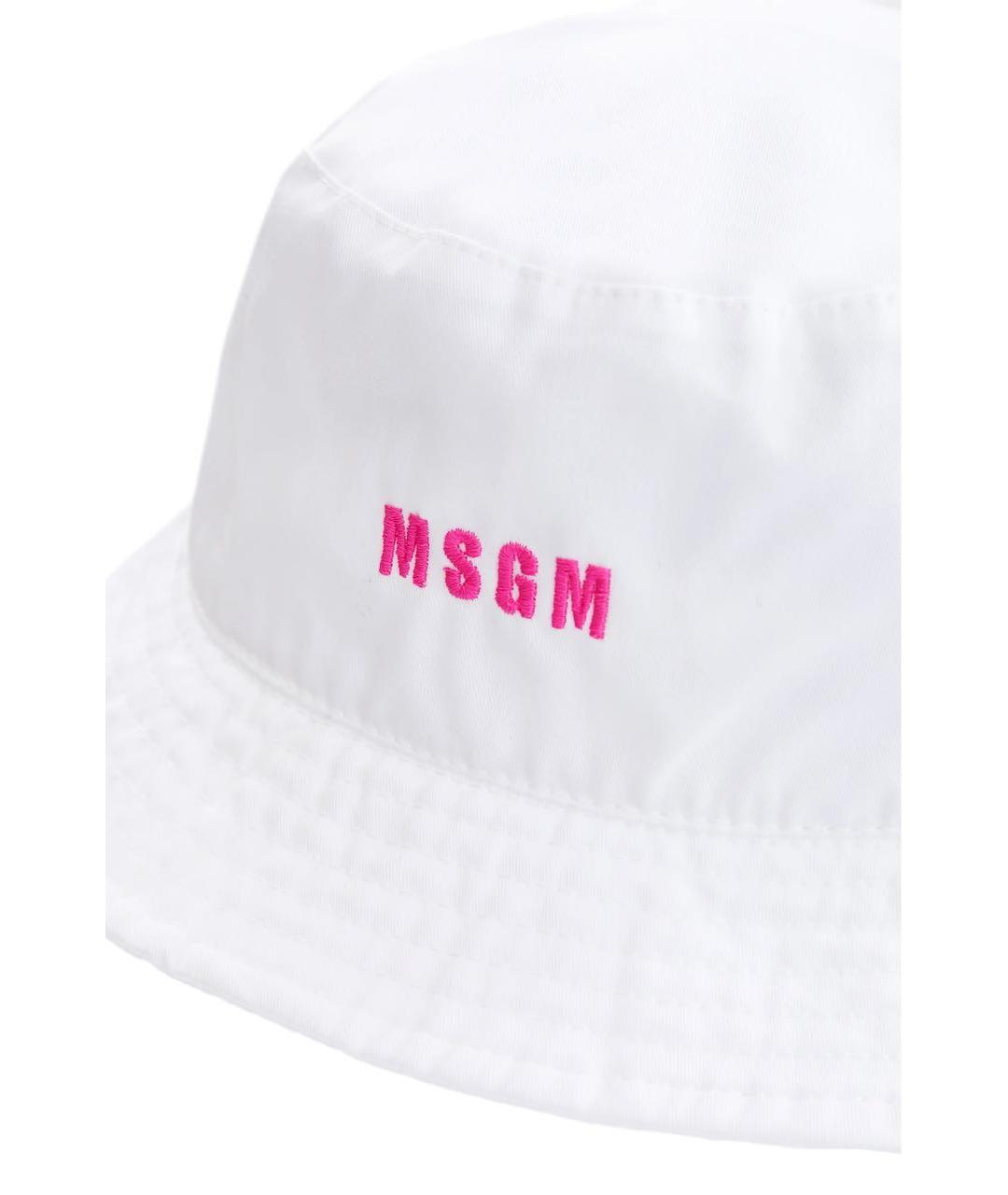 MSGM Белая хлопковая панама, фото 2