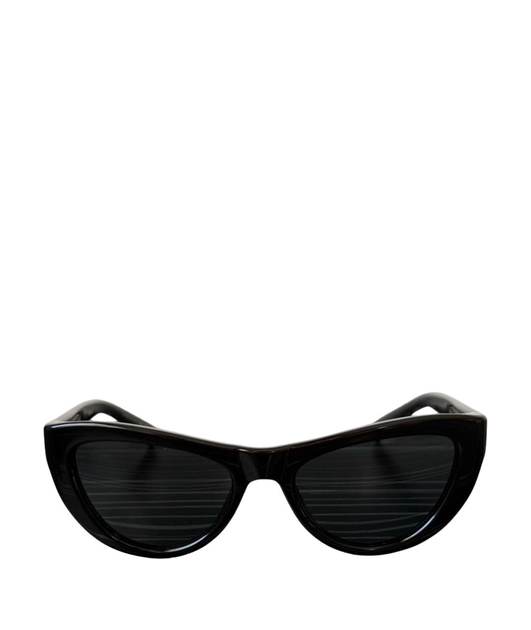 SAINT LAURENT Черные пластиковые солнцезащитные очки, фото 1